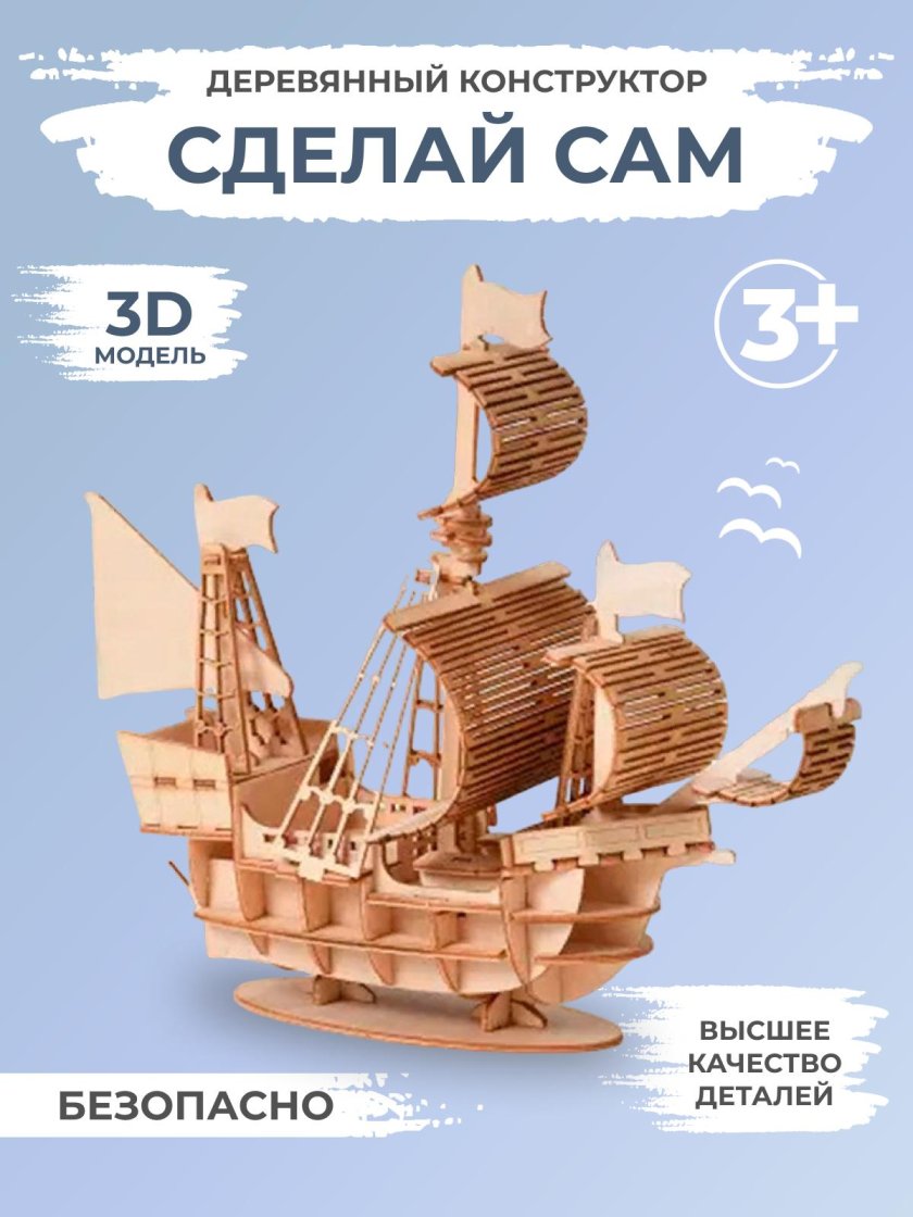 Деревянные модели кораблей