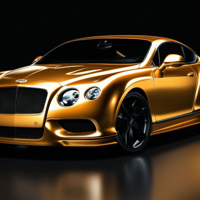 Бентли континенталь gt золотой