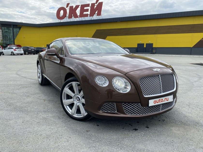 Бентли континенталь gt коричневая