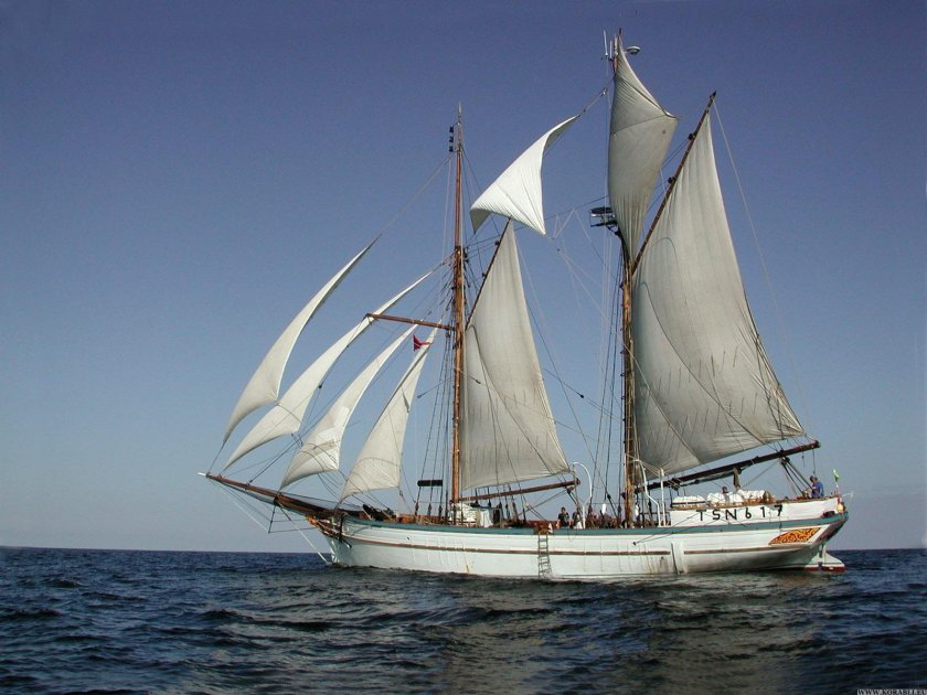 Марсельная гафельная шхуна