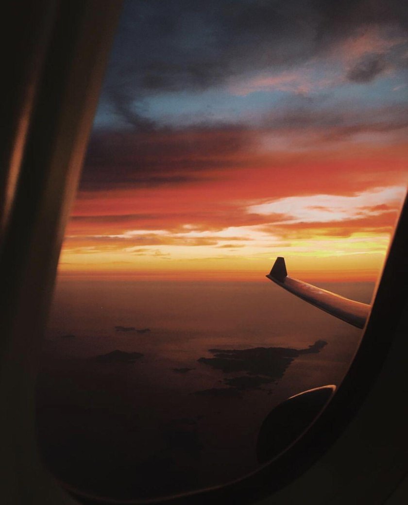 Вид из самолета