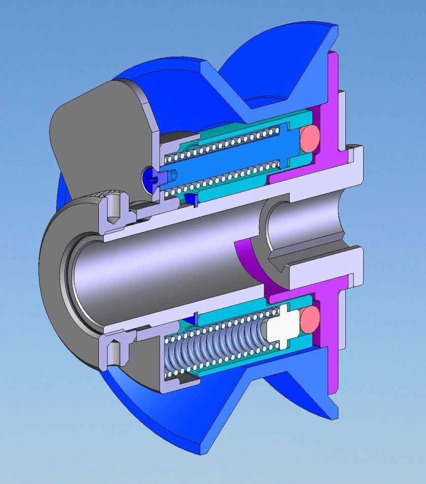 Шариковая предохранительная муфта чертеж