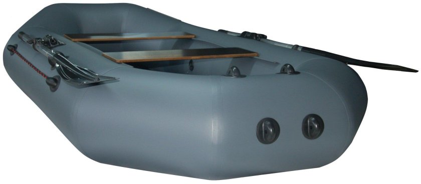Лодка ПВХ серая ridboat
