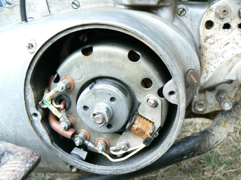 Зажигание ИЖ Планета 12 вольт