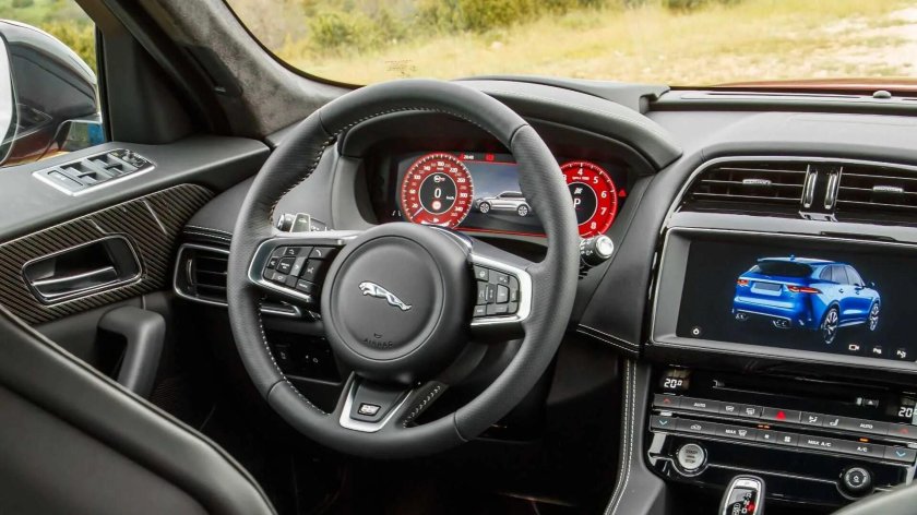 Ягуар f Pace 2019 салон