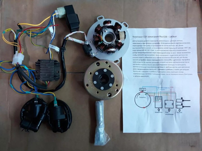 CDI зажигание на ИЖ Планета 5