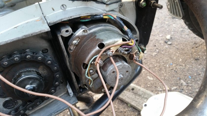 Зажигание ИЖ Планета 12 вольт