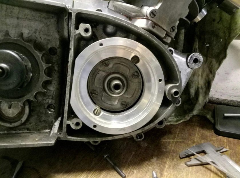 Переходная планшайба на ИЖ Планета 3