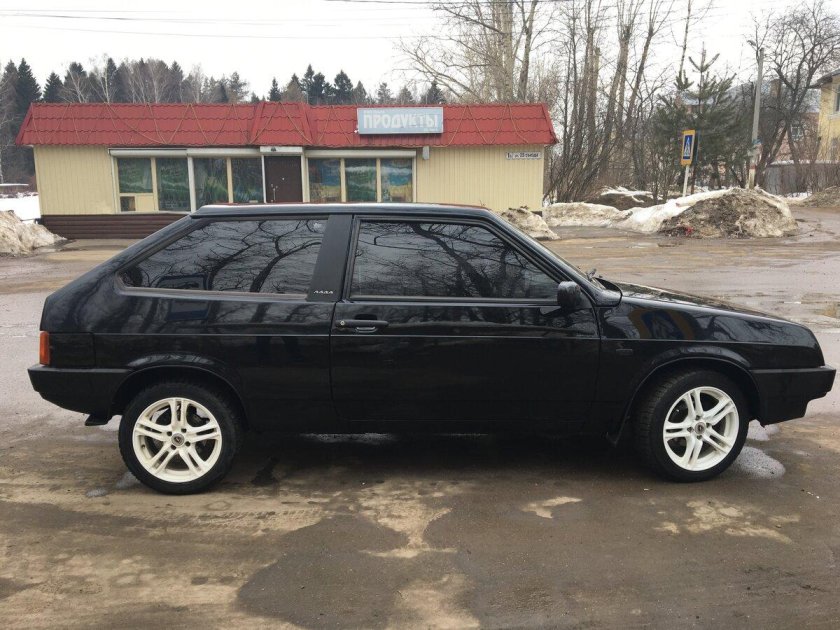 ВАЗ 2108 черный слики