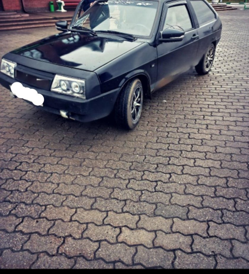 ВАЗ 2108 черный стенс