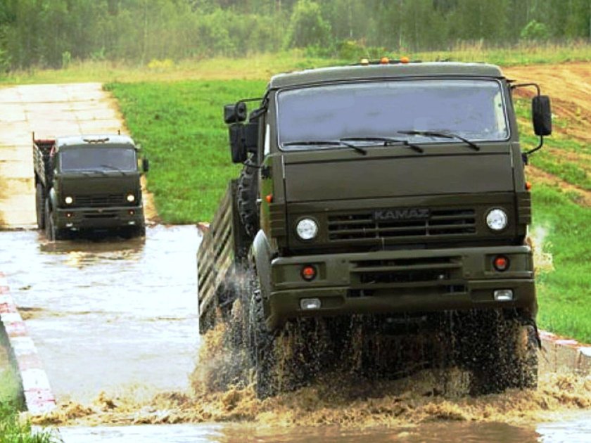Камаз 4310 преодоление брода