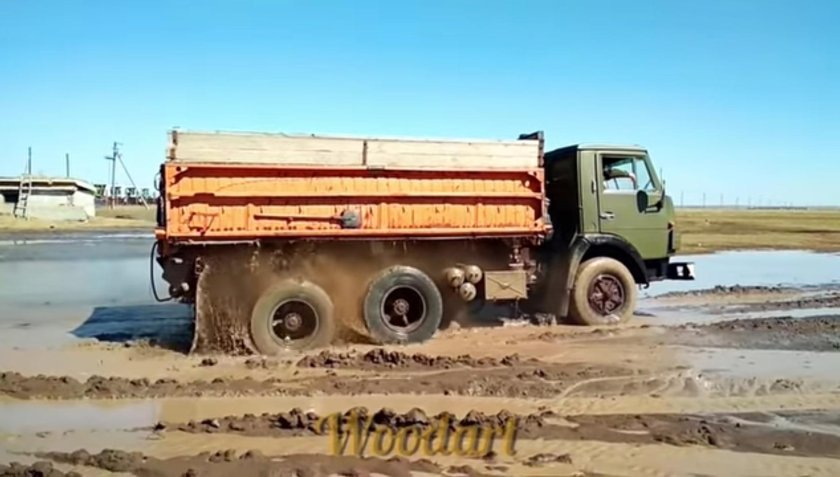 КАМАЗ на бездорожье