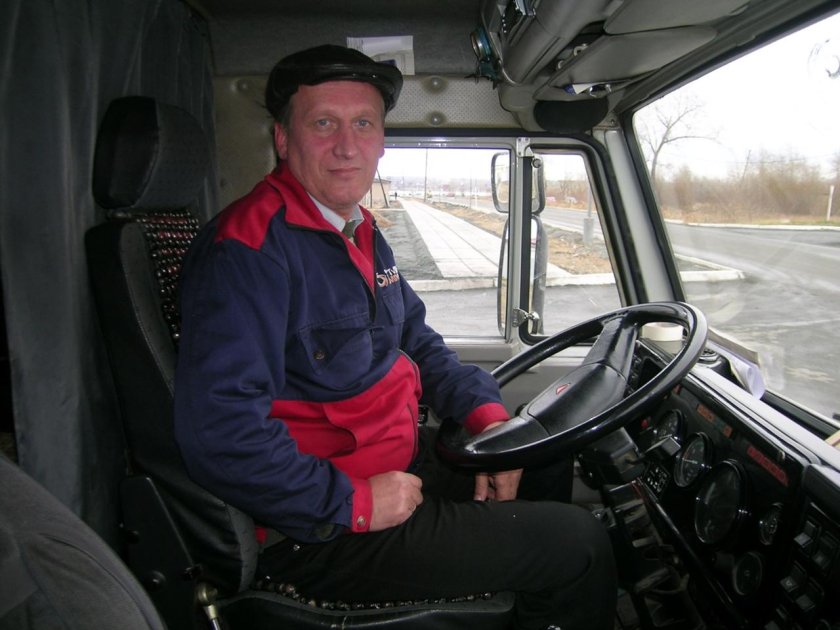 МАЗ Дальнобой в кабине