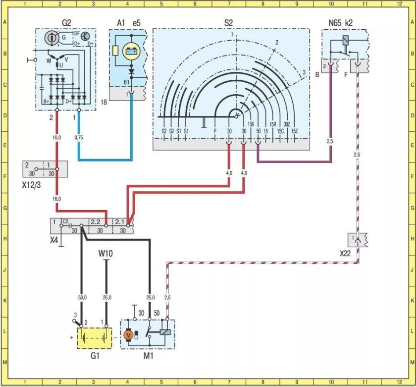 Электрические схемы Мерседес w210