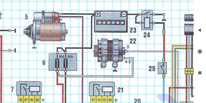 Схема генератора ЗМЗ 402 Газель