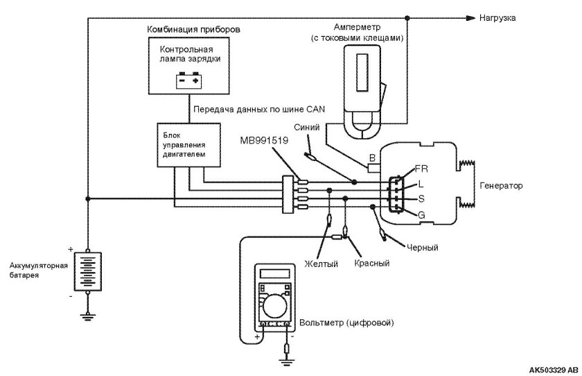 Схема подключения генератора ланцер 9