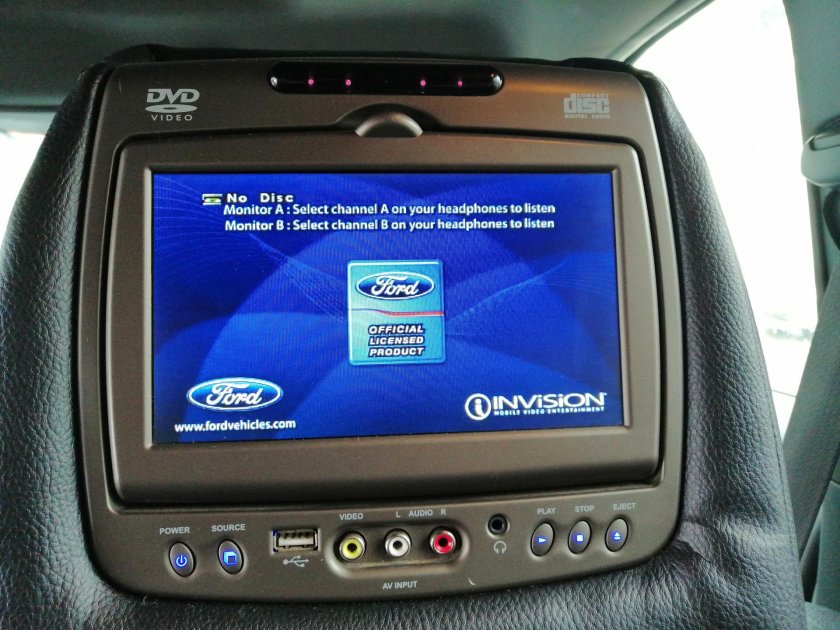 Монитор в подголовник Форд эксплорер 5