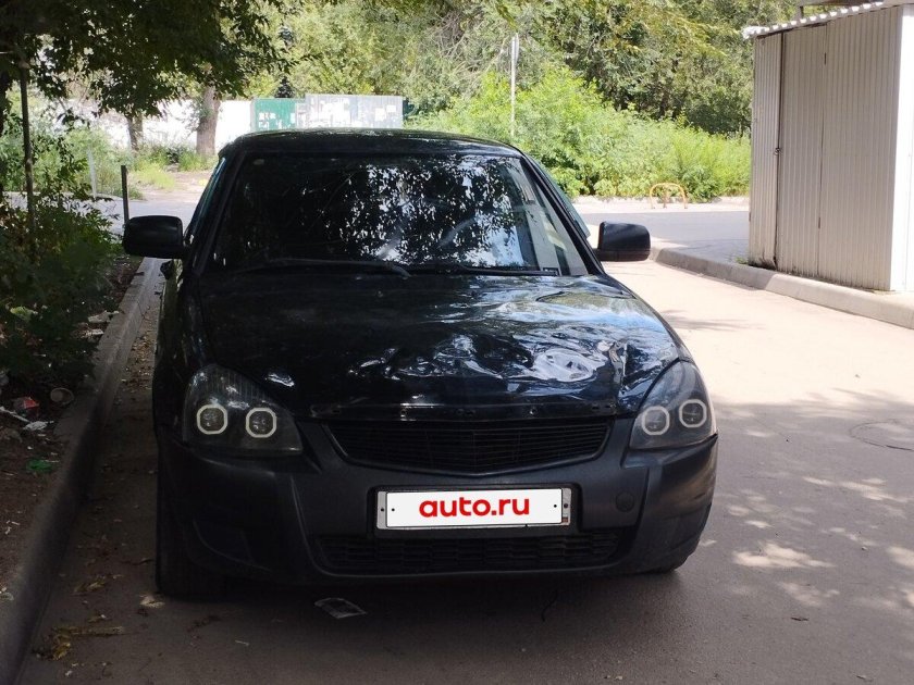 Черная лада приора