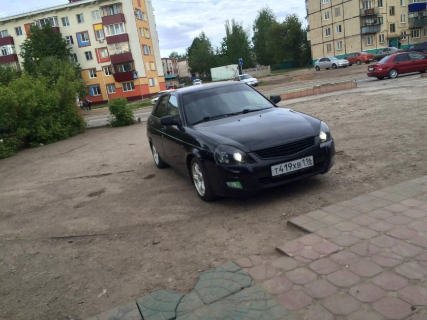 Черная Приора с линзами