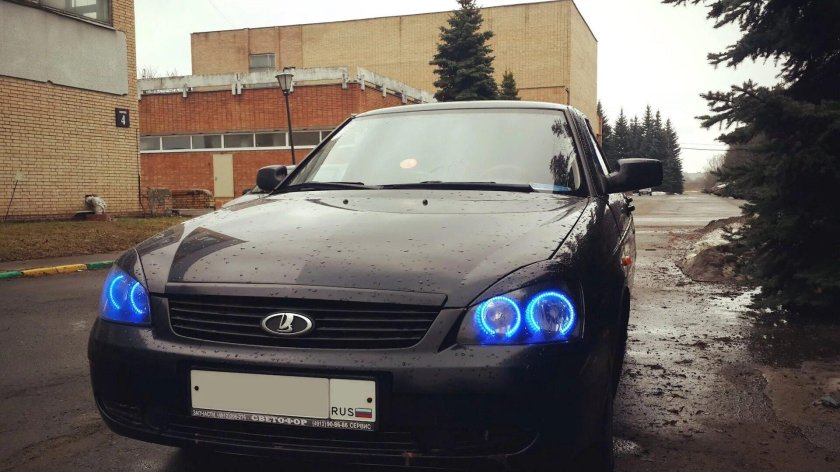 Приора 2 ангельские глазки