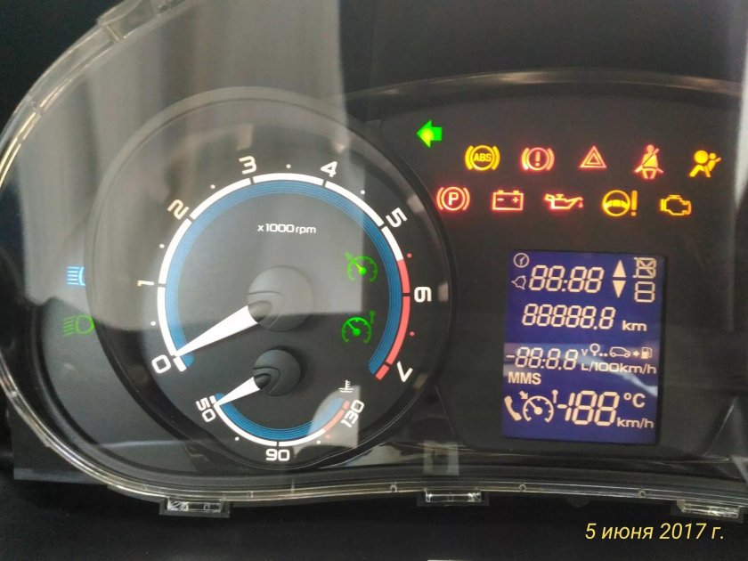 Приборная панель Калина 1 Люкс