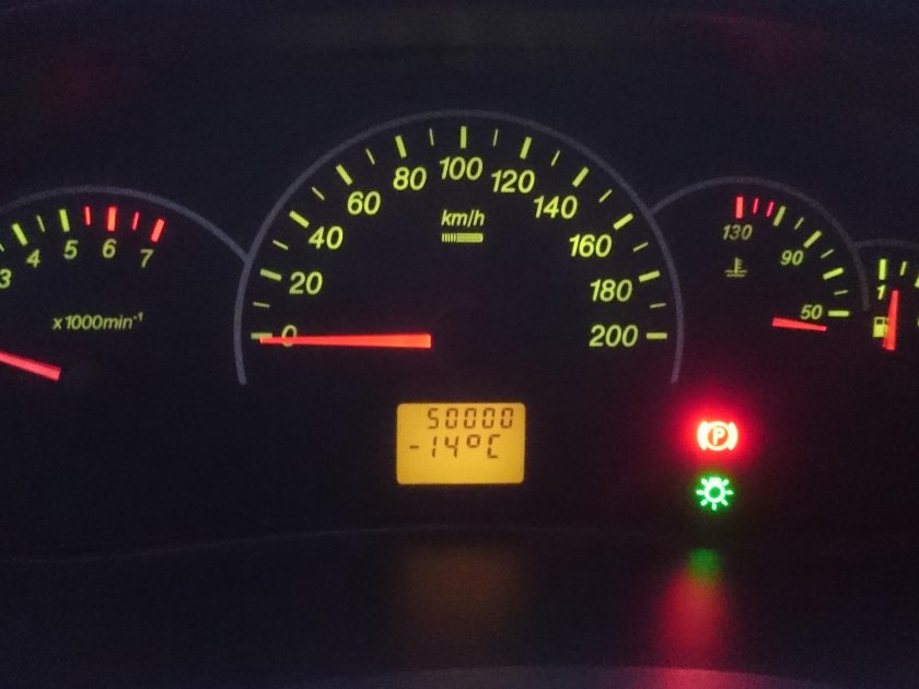 Лада Калина 1 щиток приборов индикация