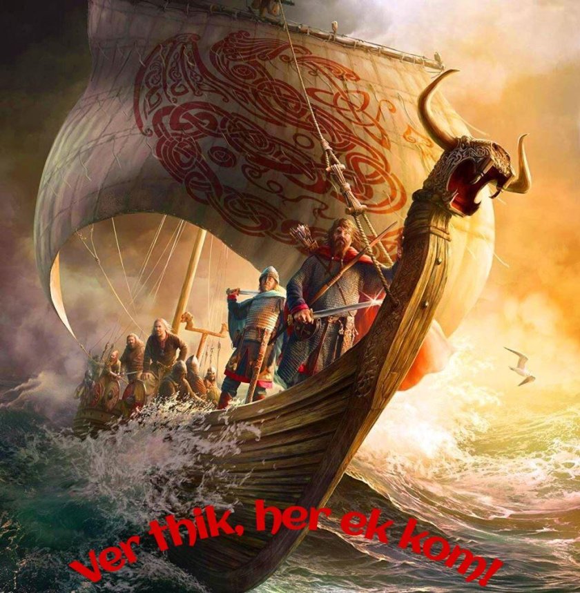 Драккар викингов