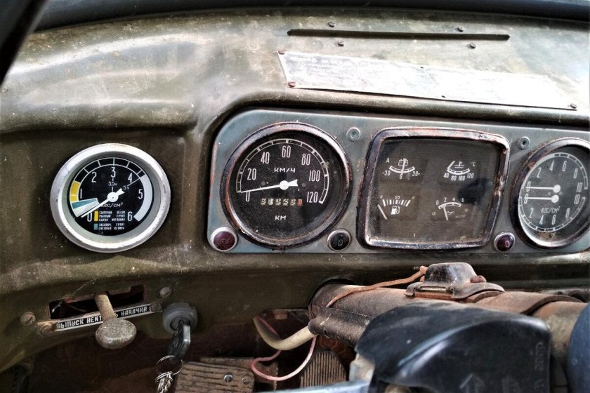 ЗИЛ 131 приборная