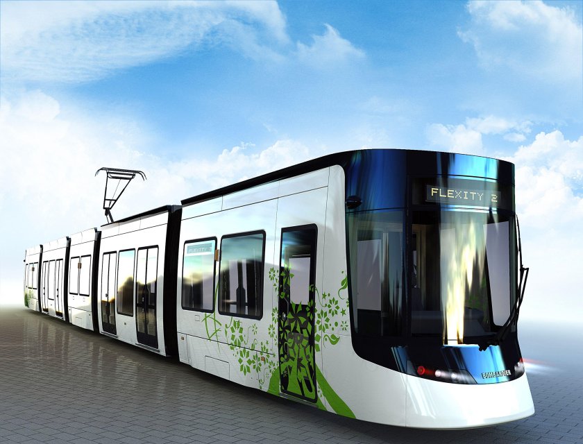 Экологичный трамвай