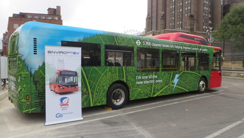 Электробус Лондон
