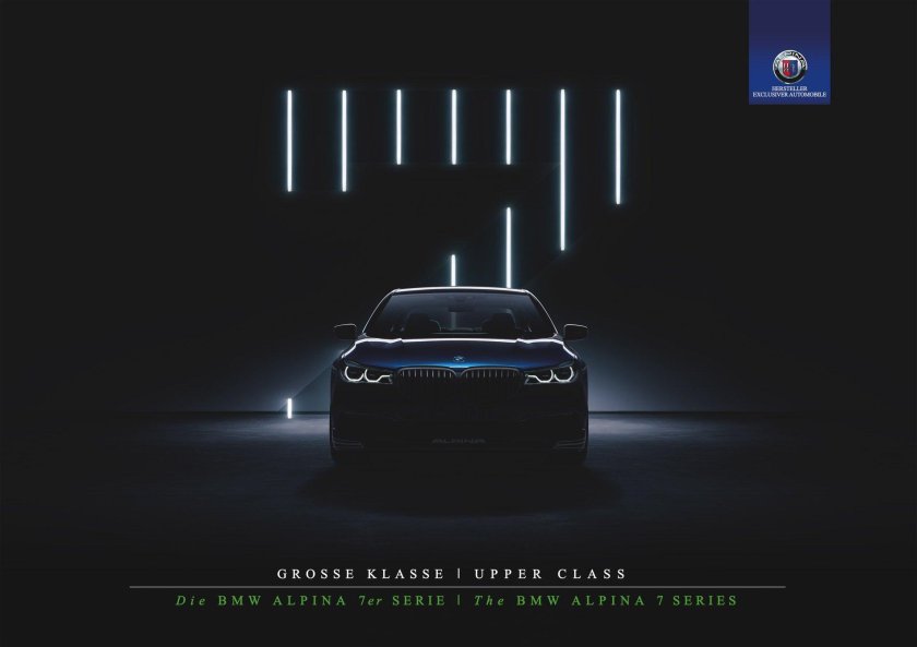 Рекламный плакат BMW