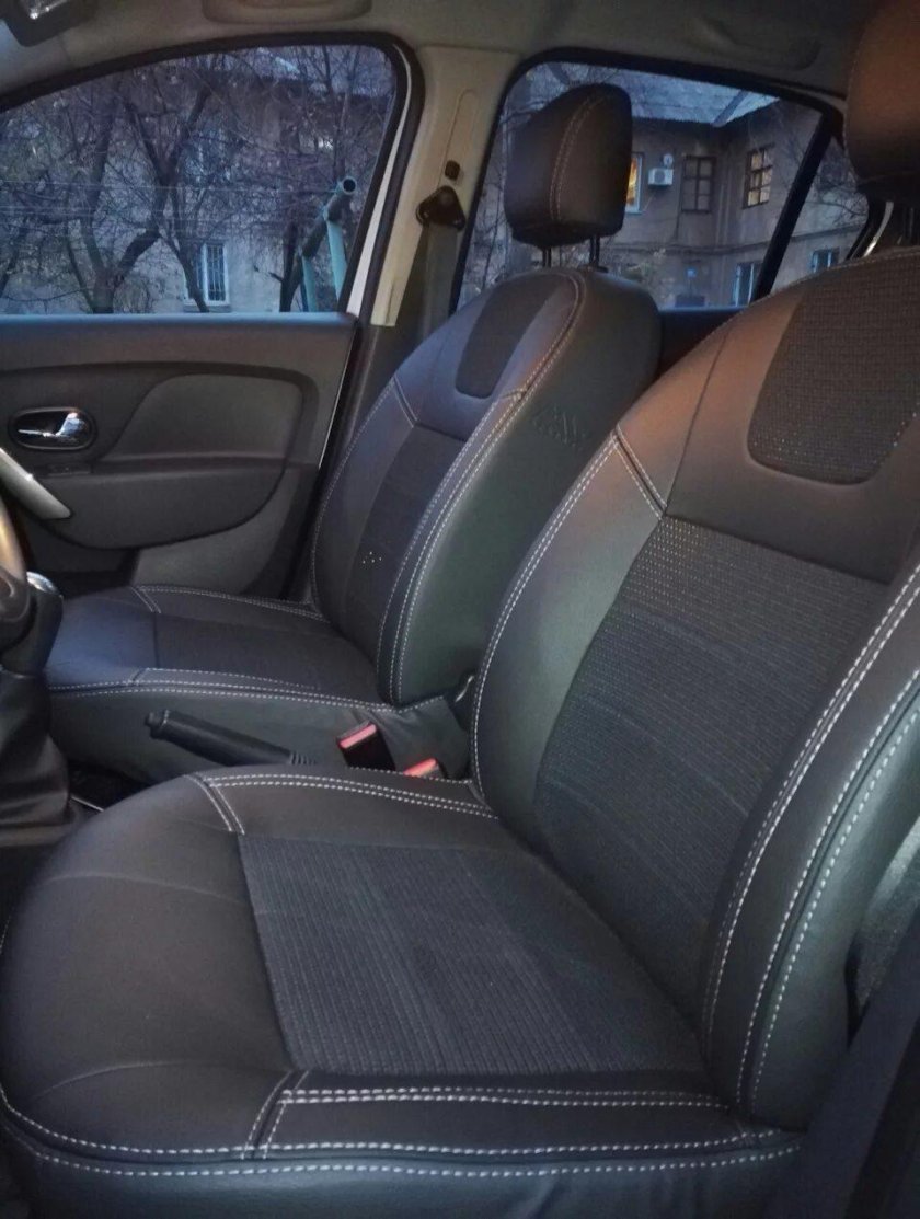 Чехлы на сиденья Renault Logan 1