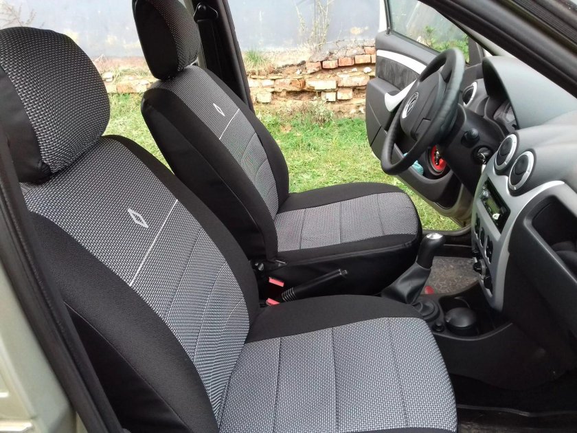 Чехлы на сиденья renault logan 1
