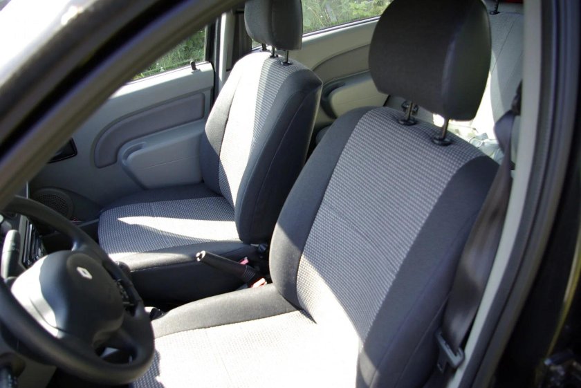 Тканевые чехлы на Рено Логан 1