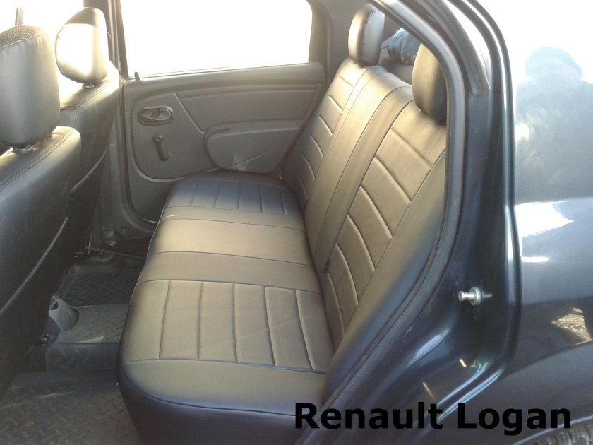 Чехлы Рено Логан 2 экокожа