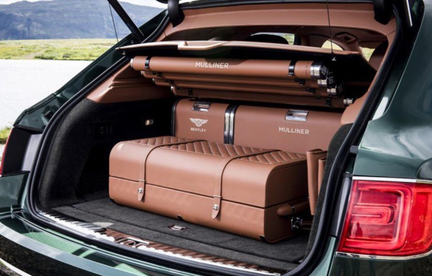 Бентли Бентайга багажник