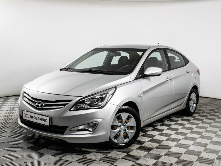 Hyundai Solaris 2014 1.4 at серая