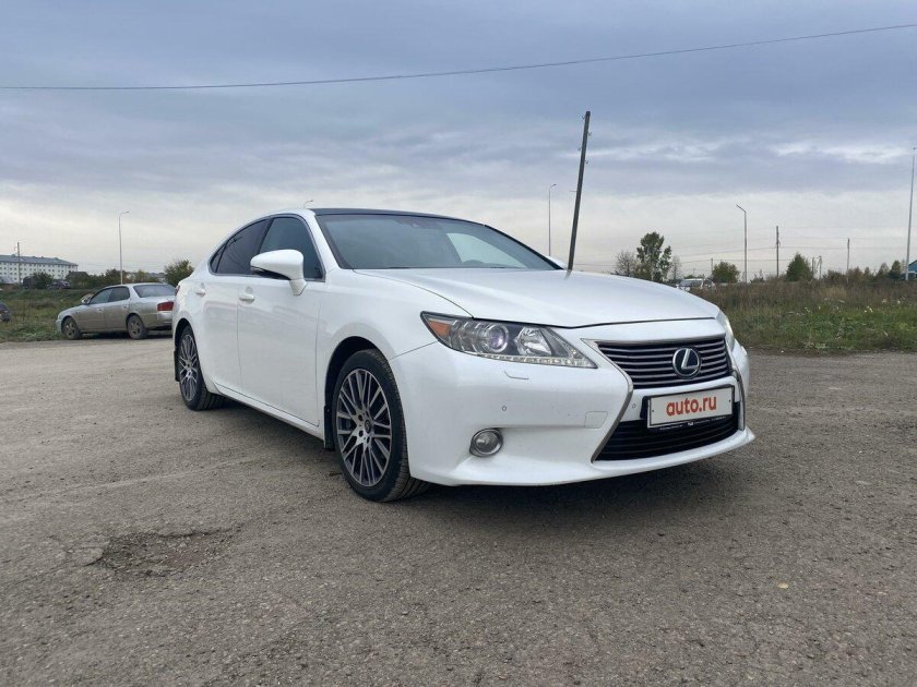 Лексус ес350 белый фото