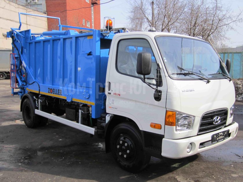 Хендай мусоровоз контейнеровоз