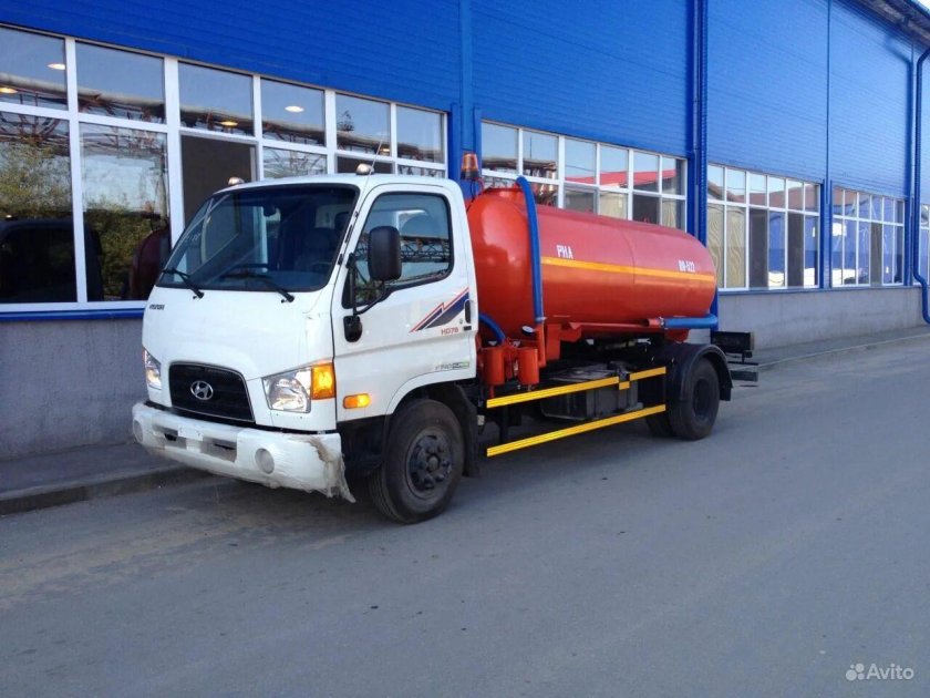 Hyundai HD 78 ассенизатор
