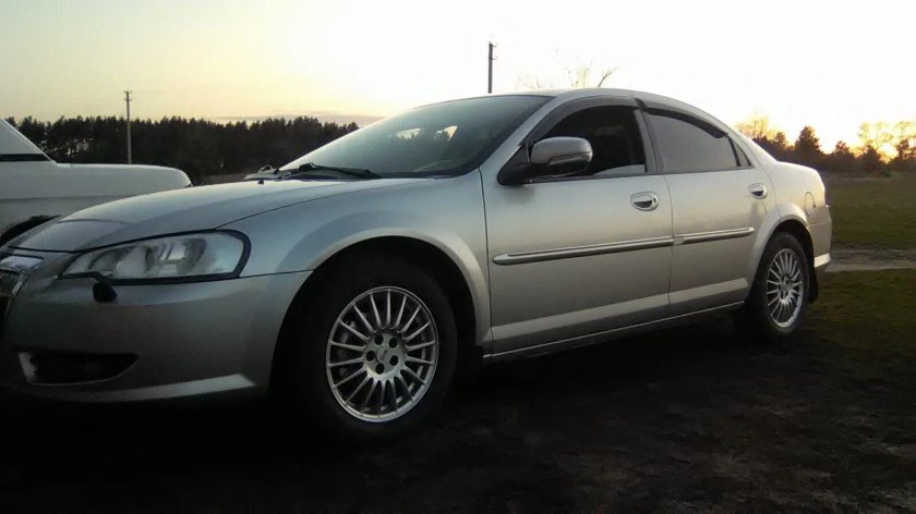 Волга Сайбер ветровики