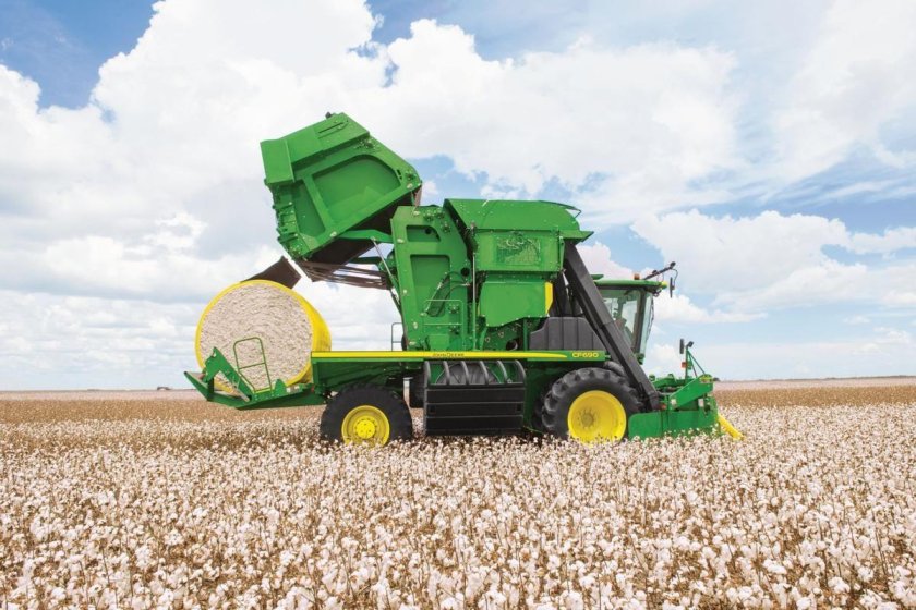 Хлопкоуборочный комбайн john deere 9970