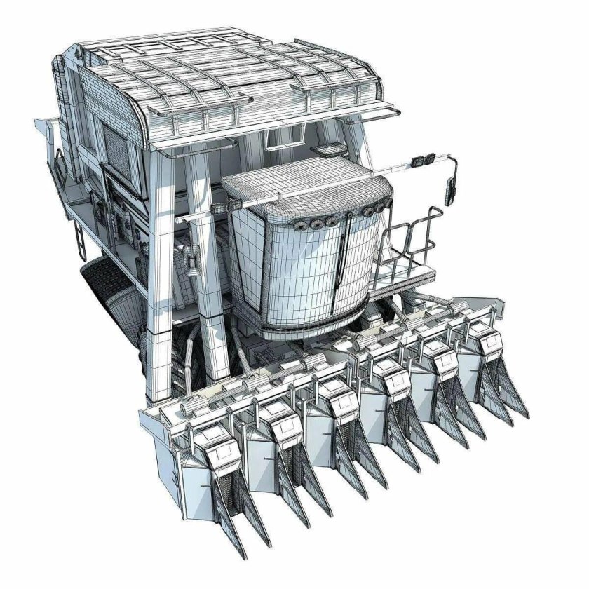 Рисоуборочный комбайн
