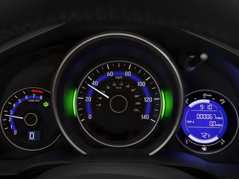 Панель приборов Honda Fit 2016 год