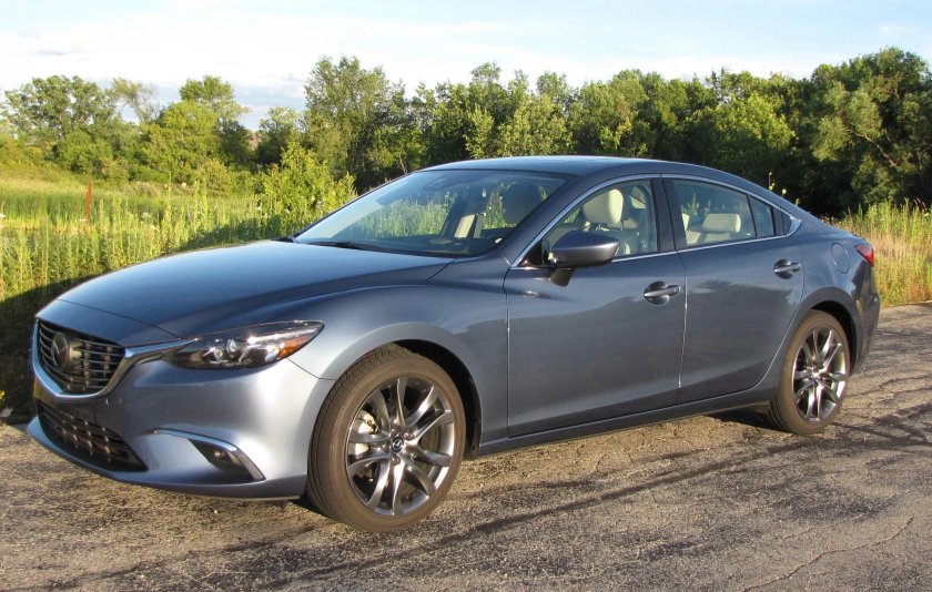 Мазда 6 серая 2021