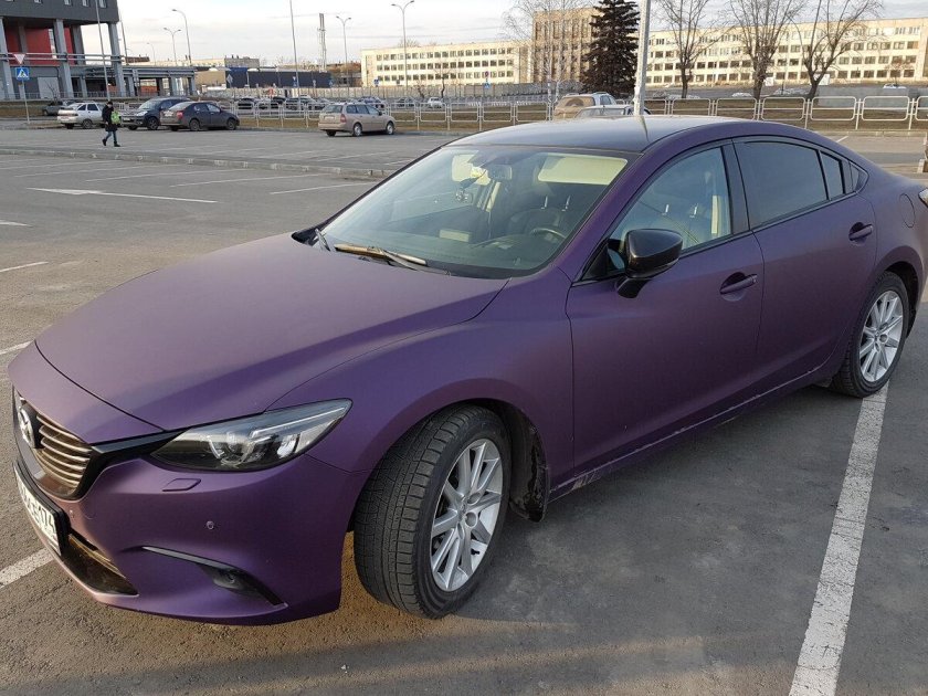 Мазда 6 в пленке