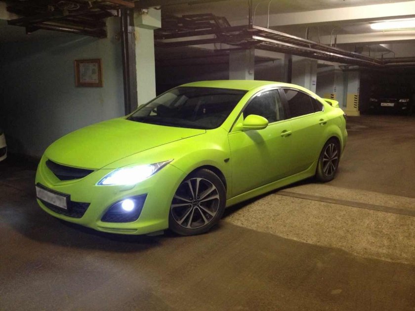 Mazda 6 зеленая