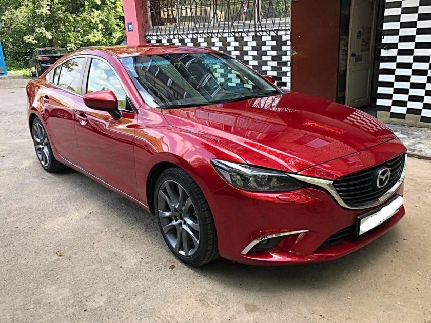 Мазда 6 красная 2021
