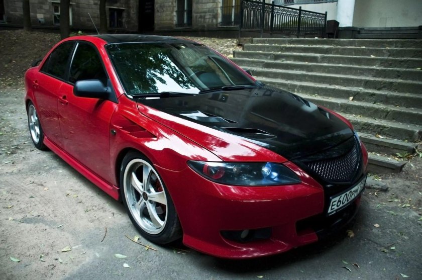 Mazda 6 gg красная