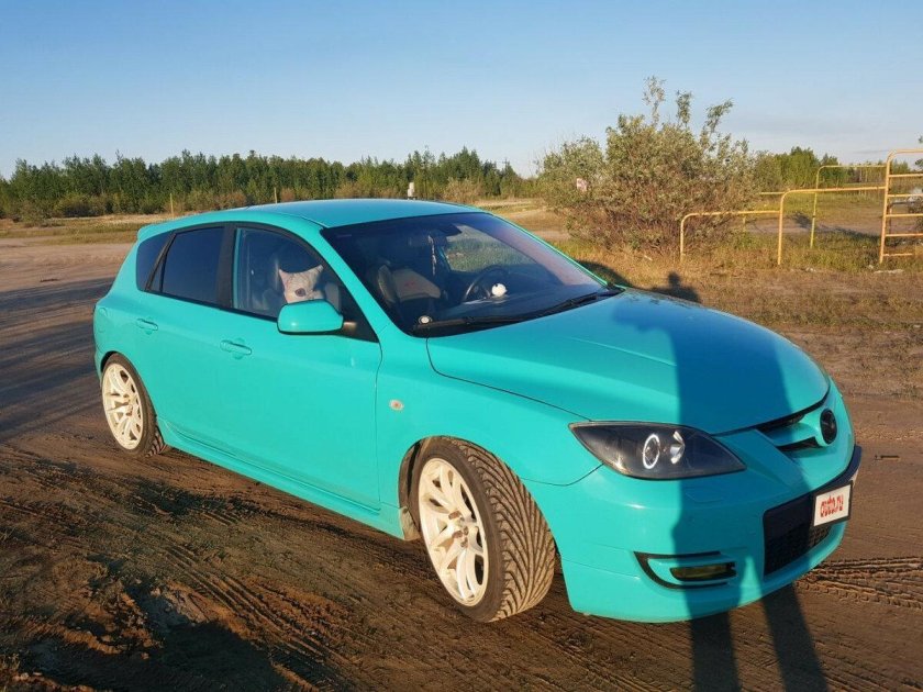 Мазда 3 2007 зеленый
